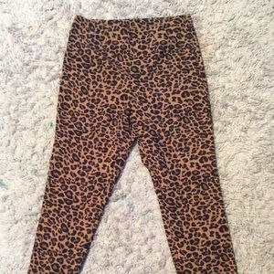 Cheeta print skinny pants